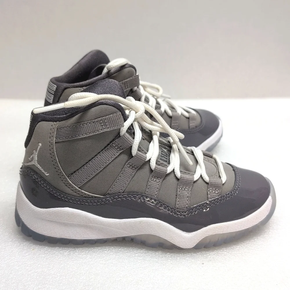 Nike Air Jordan 11 Retro Cool Gray Kids Size 11C - Picture 3 of 16